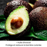Huile d'avocat utilisée dans les soins KALYAË ORIGIN, reconnu pour protéger et restaurer la barrière cutanée.