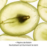 Pépins de Raisin utilisés dans les soins KALYAË ORIGIN, reconnus pour revitaliser et illuminer le teint.